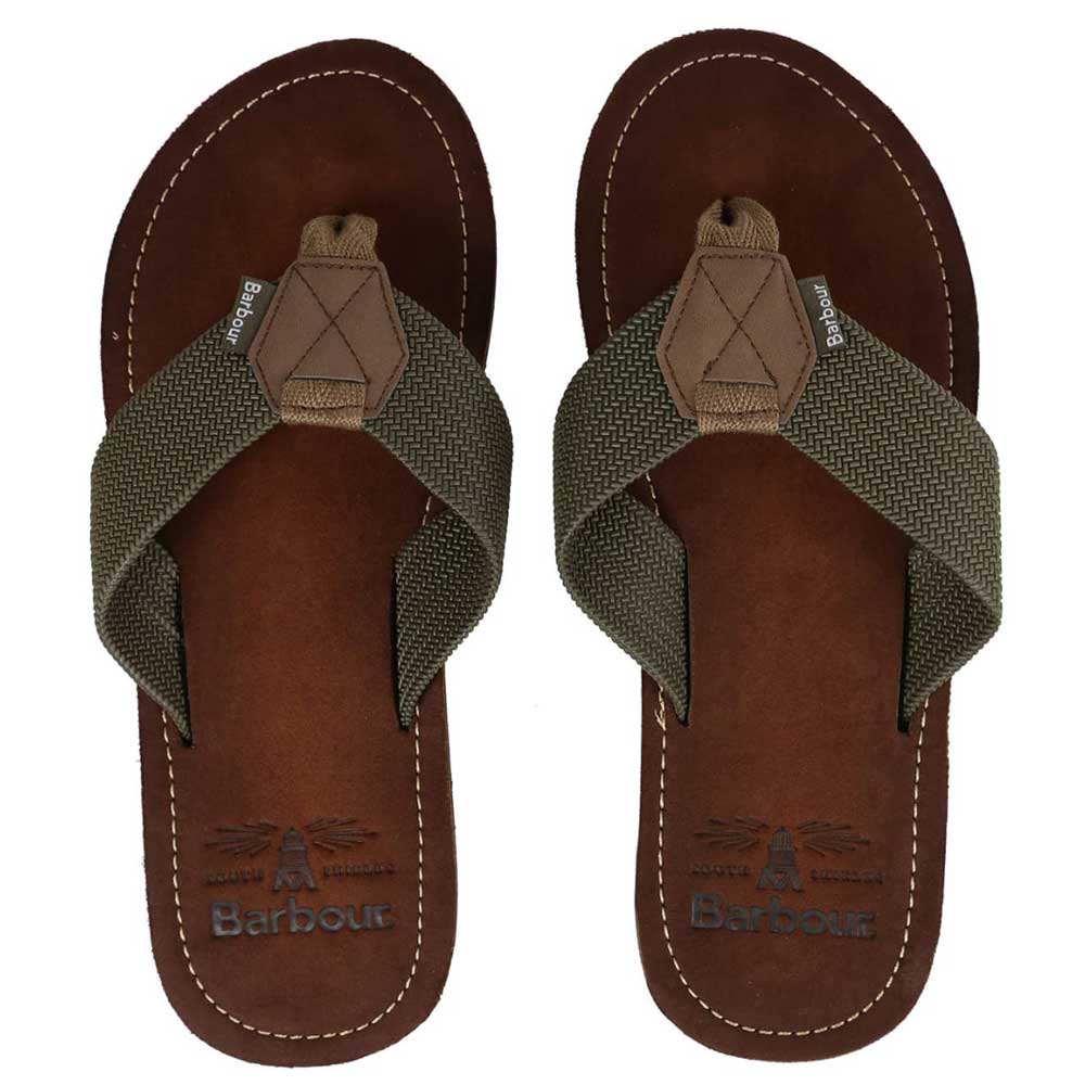 mens barbour flip flops