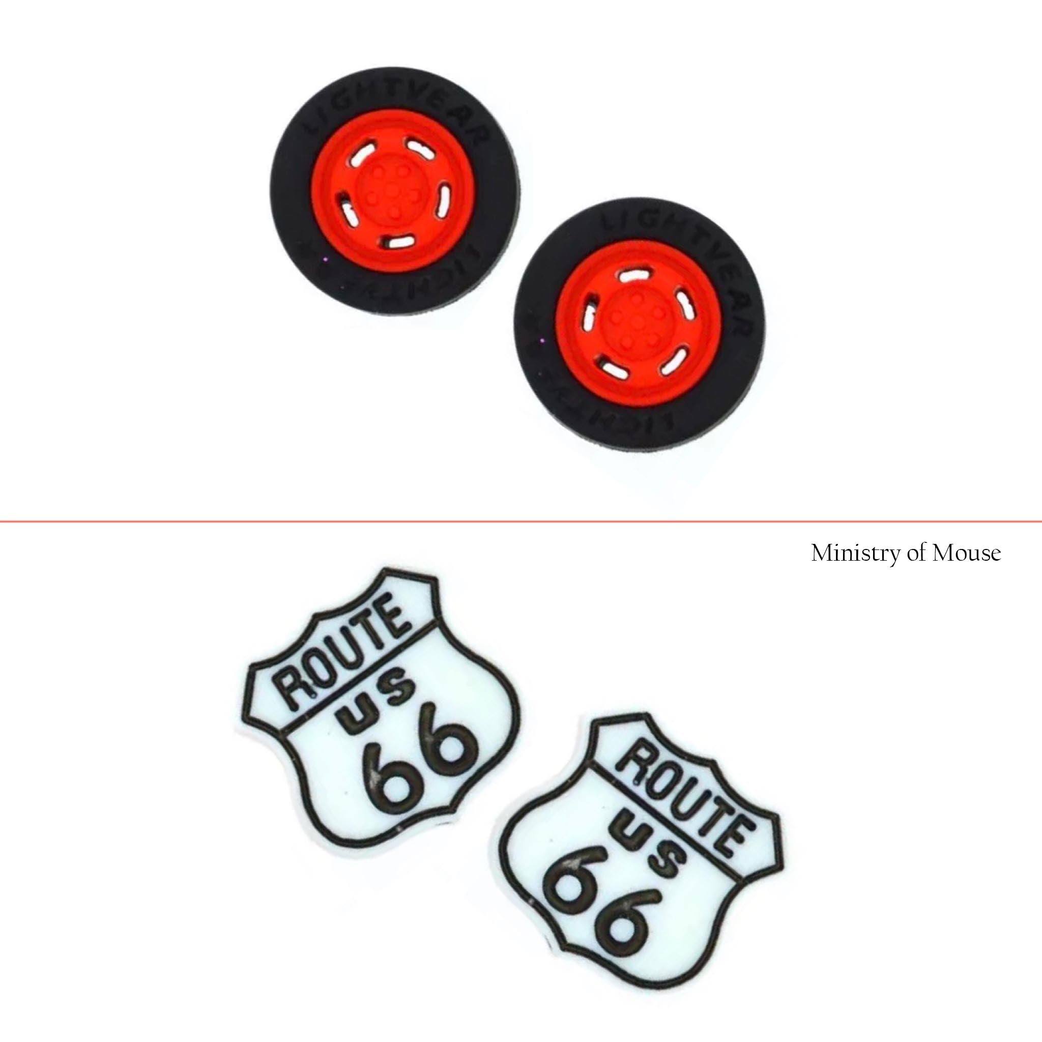 lightning mcqueen earrings