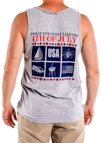 'Treat Everyday Like the 4th of July' Tank Top – United Tees
