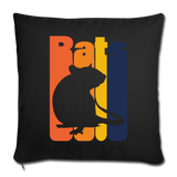 Rats |  Sofakissenbezug 44 x 44 cm - Schwarz