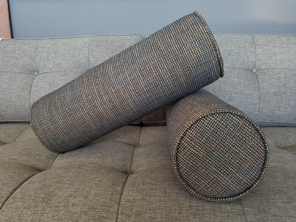 cylinder couch pillows