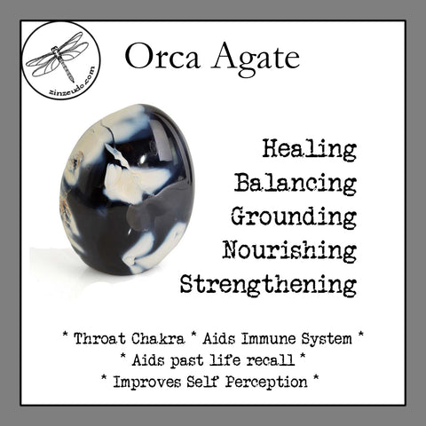 May Crystal of the Month - Orca Agate – Zinzeudo Infinite Wellness