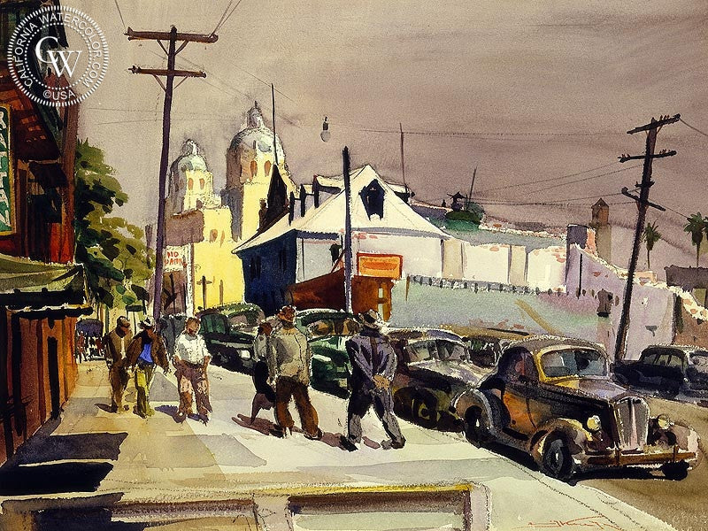 Old Lugo House, 1951, art Emil Kosa Jr. – California