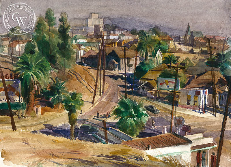 Welcome to California, c. 1940's, watercolor art by Emil Kosa Jr. –  California Watercolor