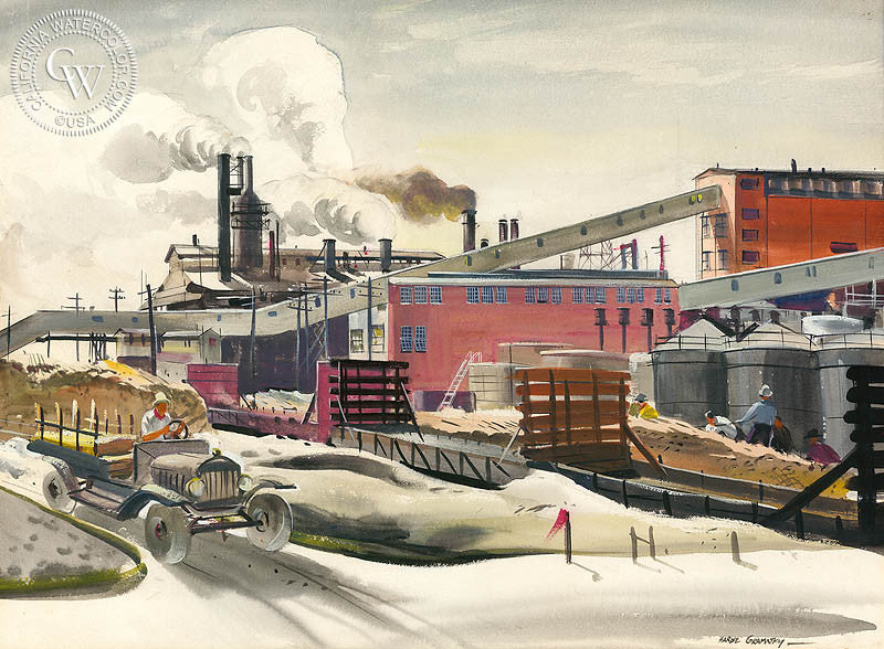 Industrial Scenes Paintings