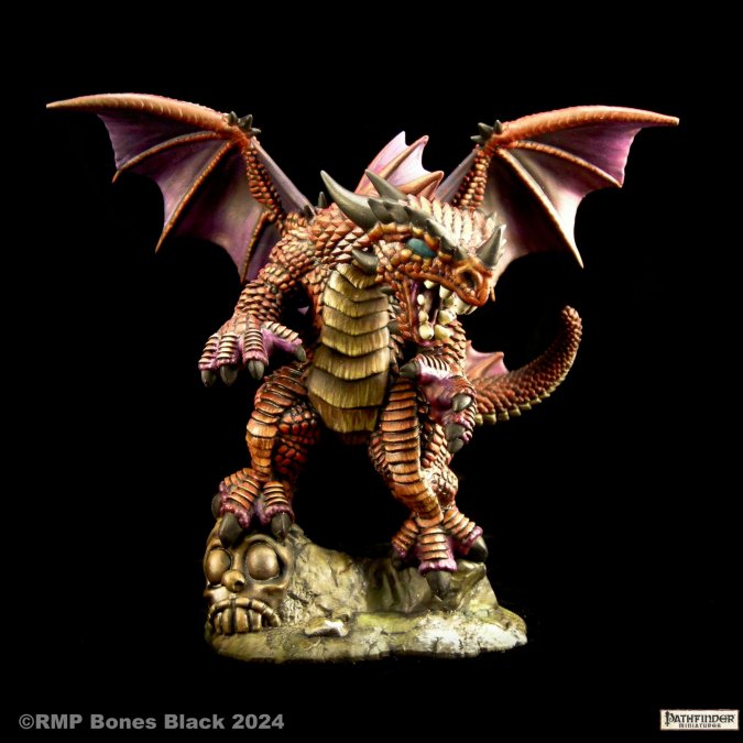Reaper Miniatures - Pathfinder - Red Dragon (Chibi)
