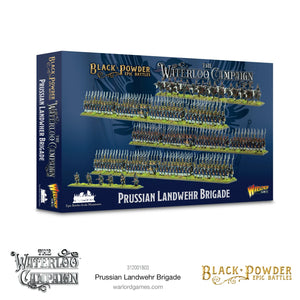 Black Powder Epic Battles - Waterloo: Prussian Landwehr Brigade - Geeky Villain Tabletop Gaming & More - Black Powder Rules