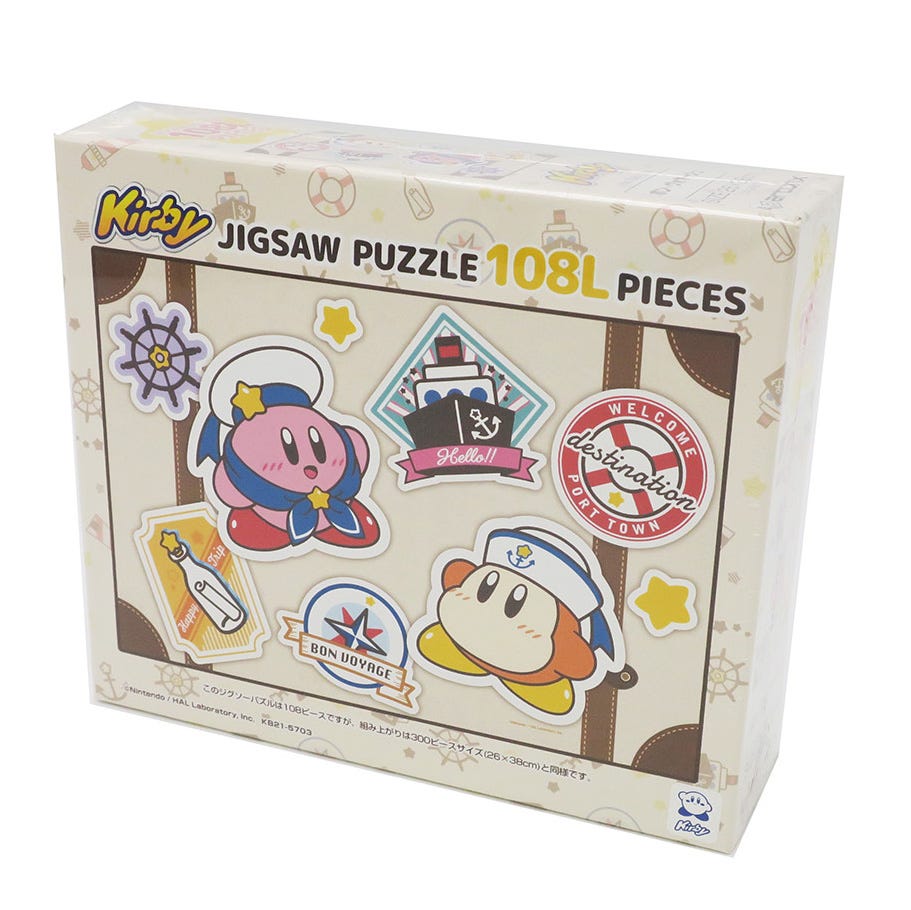Kirby Bon Voyage Jigsaw Puzzle (108-L754 ) "Kirby", Ensky Puzzle