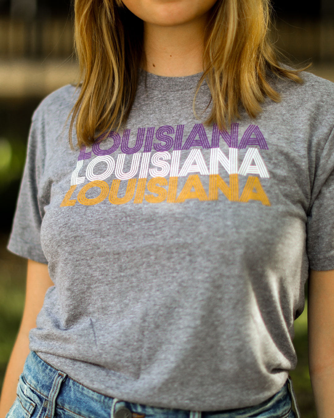 TheShirtRepublic Louisiana Saturday Night, Louisiana Gift, Love Louisiana, Purple and Gold, Louisiana State, Baton Rouge, Louisiana Cajun, Tigers Shirt