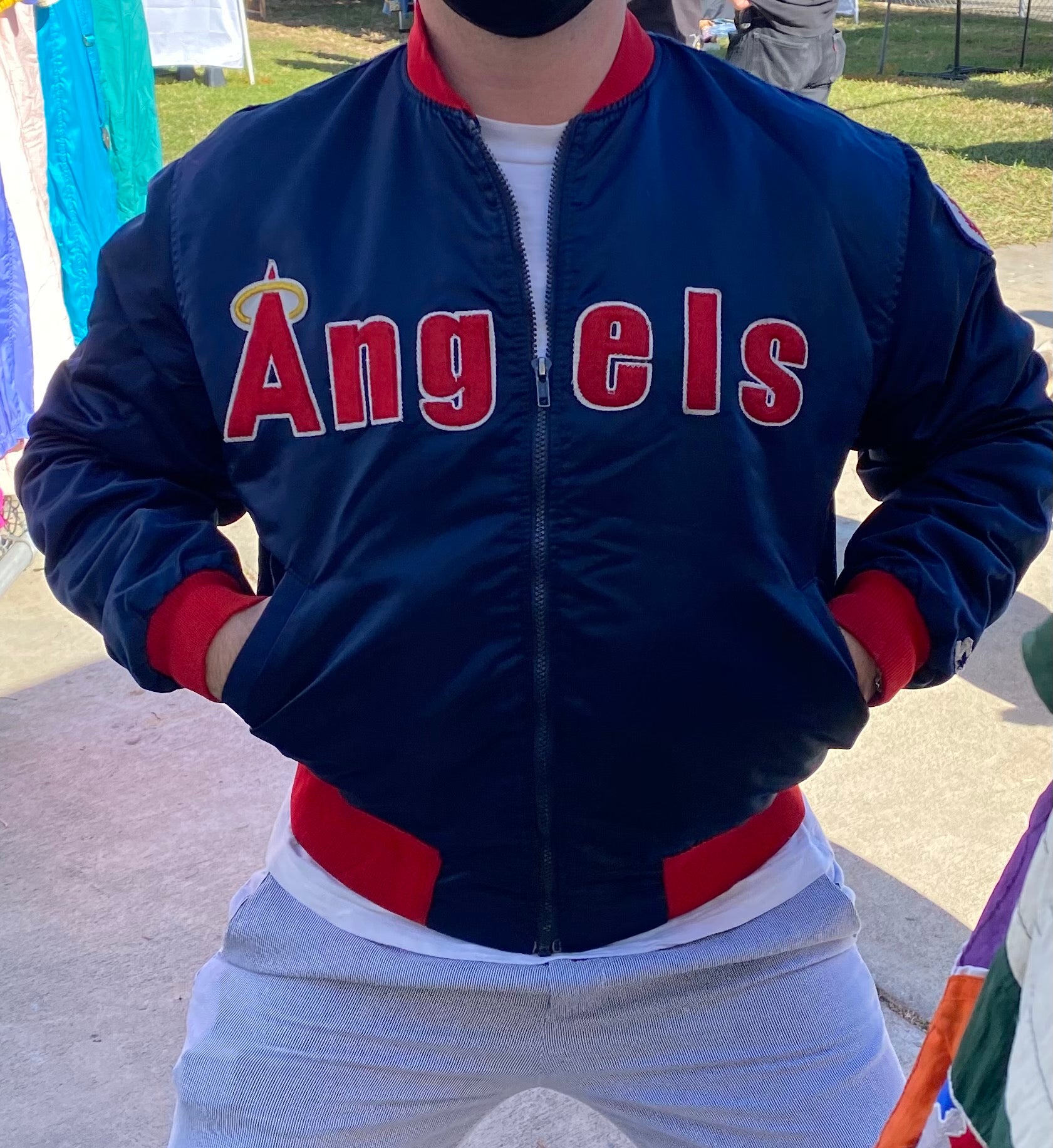 MEDIUM California Angels Starter Jacket Starter Jacket 80s 