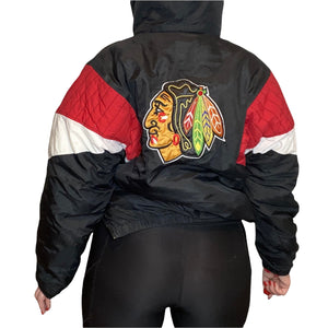 Vintage 90s Chicago Blackhawks STARTER JACKET PULLOVER - M – Rad