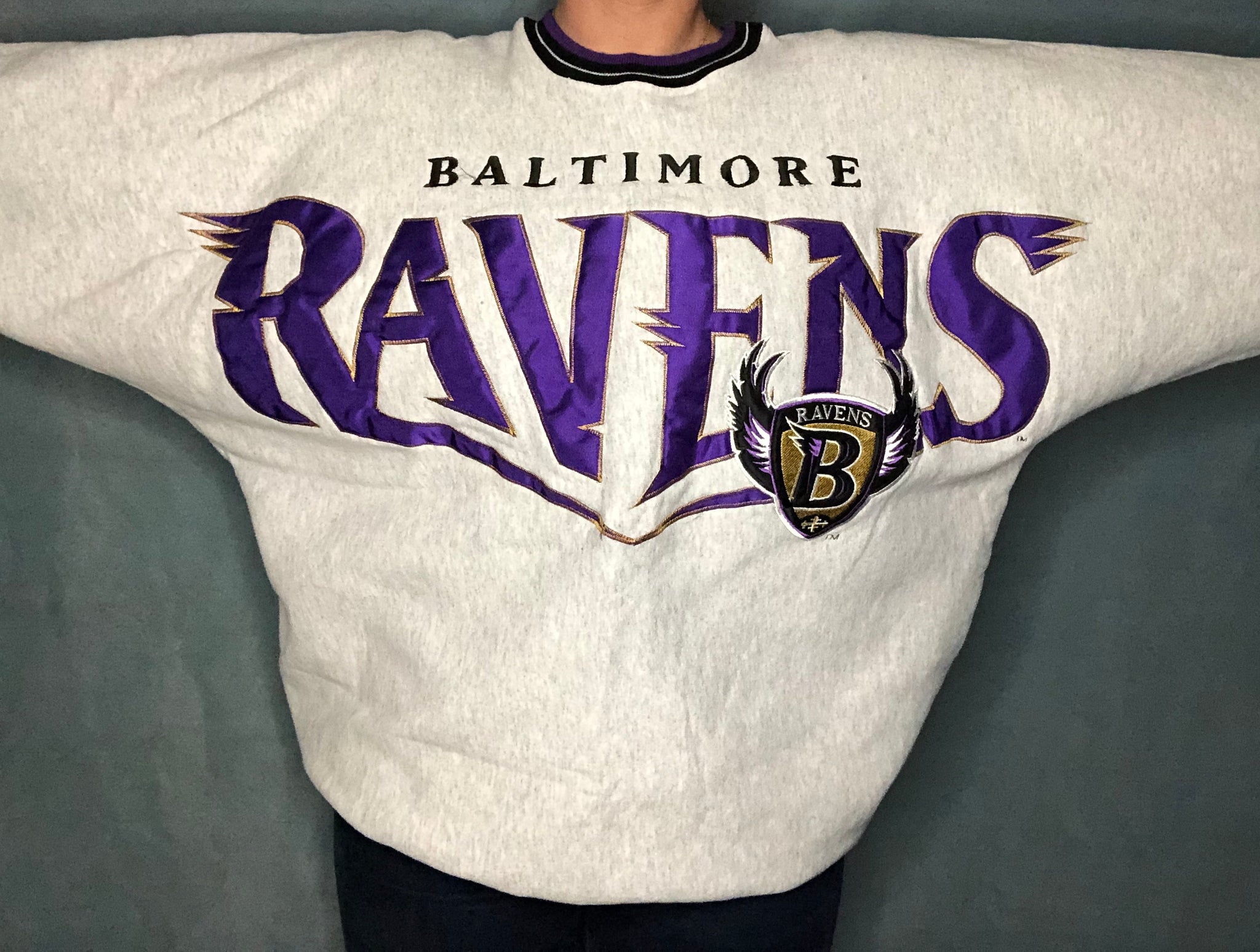 baltimore ravens crewneck sweatshirt