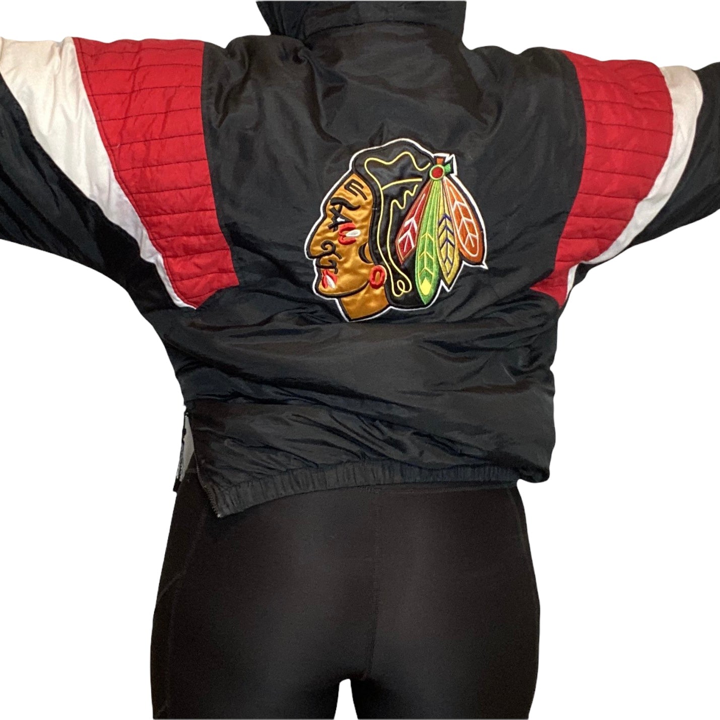 Vintage 90s Chicago Blackhawks STARTER JACKET PULLOVER - M – Rad