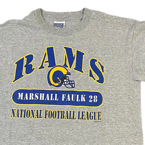 Vintage 1990s St Louis Rams Ringer Crew from Lee Sport - Size XXL