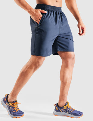 MIER Men's 3-Inch Quick Dry Running Shorts with Liner