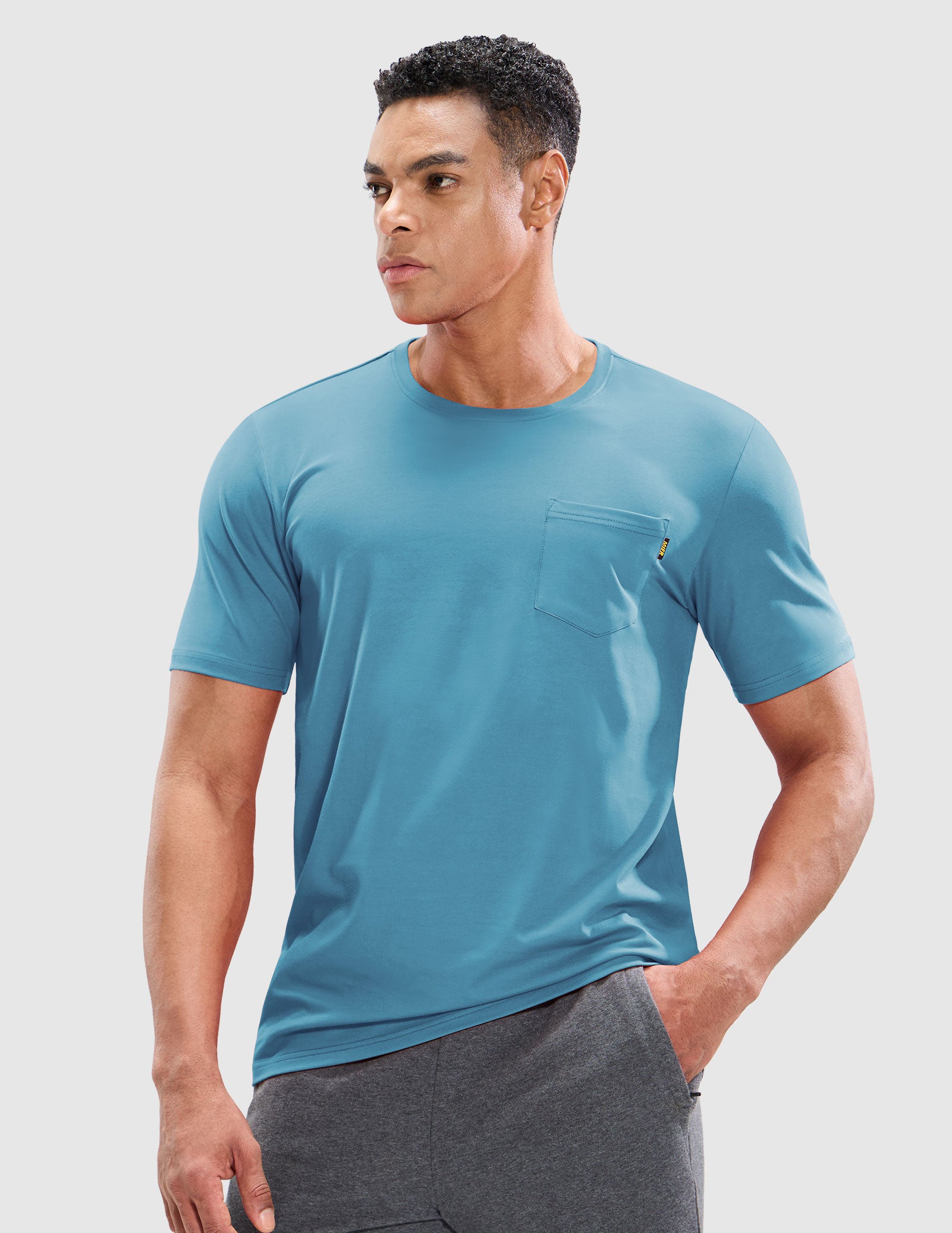 Men's Cotton T-Shirts with Pocket