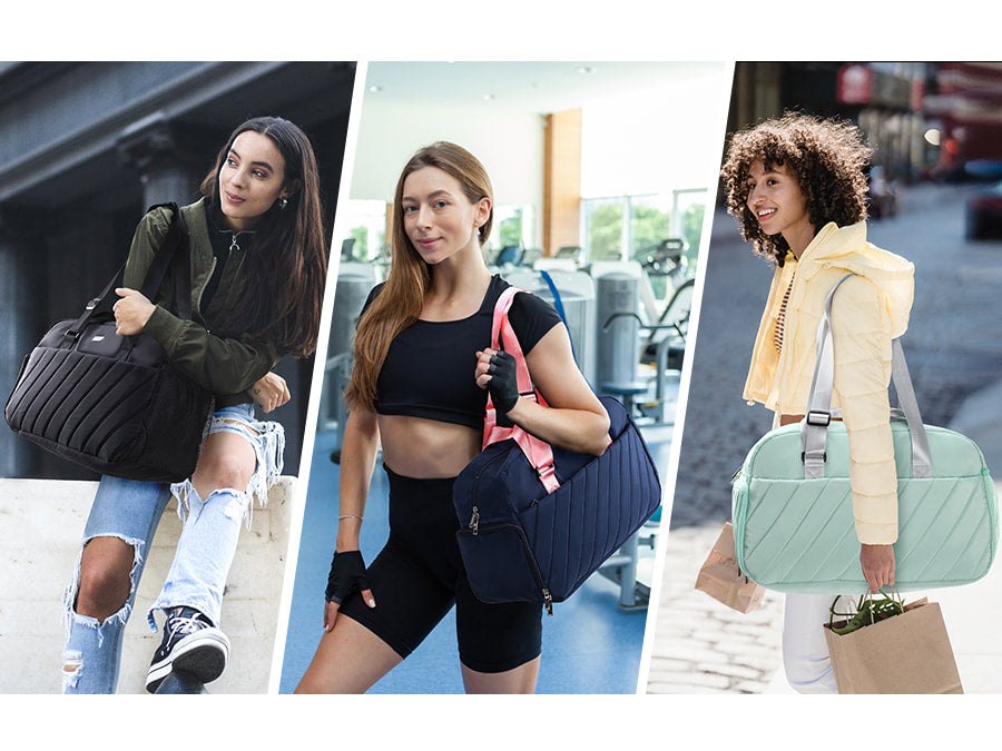 MIER Gym Bag for Women Cute Travel Duffle Bags