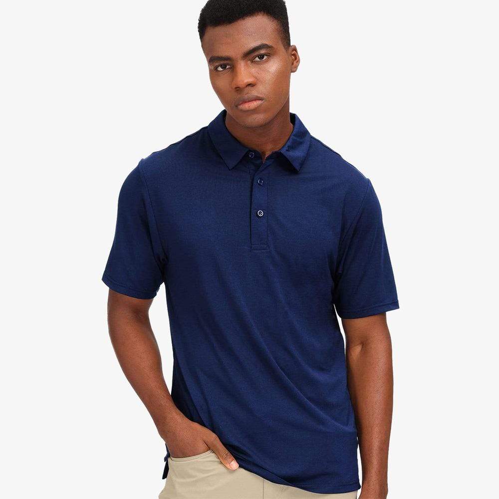 Men Golf Shirt Quick Dry Protection Polo Shirts