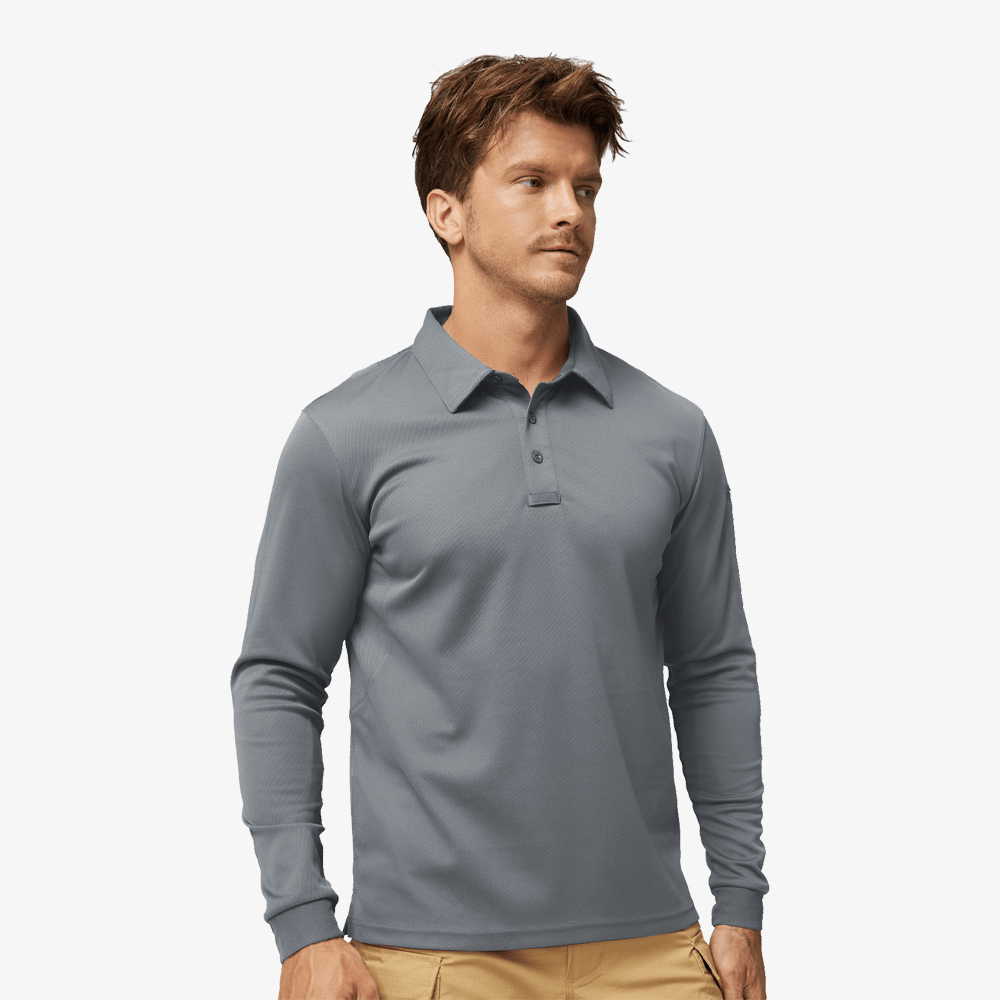 Zich afvragen metriek havik MIER Men's Outdoor Tactical Long Sleeve Polo Shirts