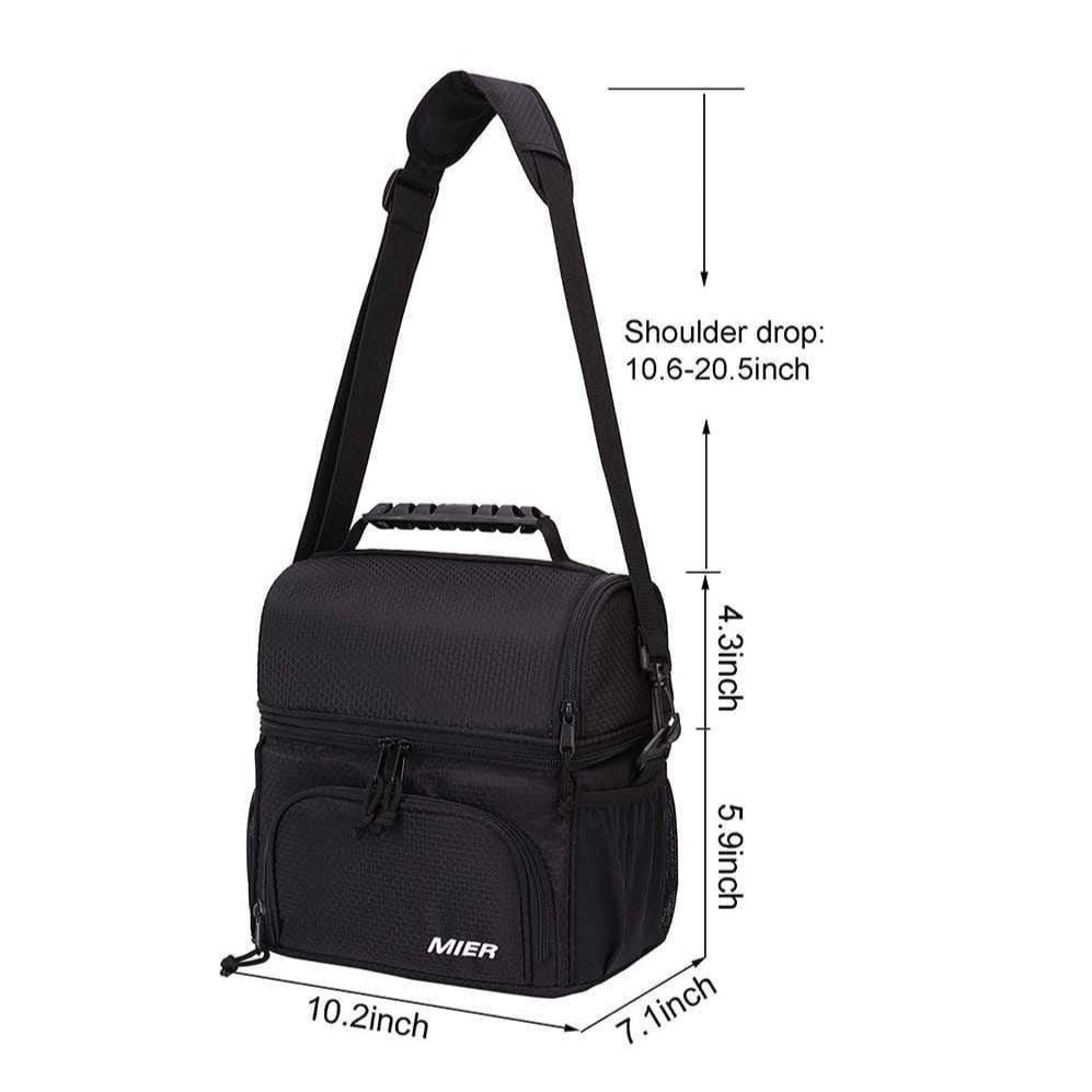 2 compartment cooler bag