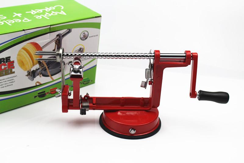 apple peeler with vacuum base