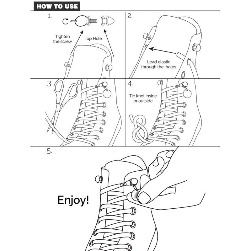 tying shoelaces with one hand