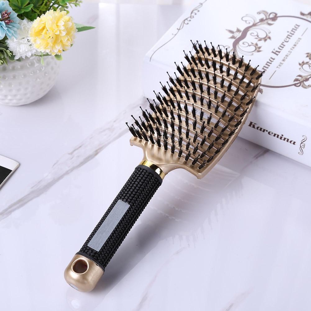 nylon bristle hair brush