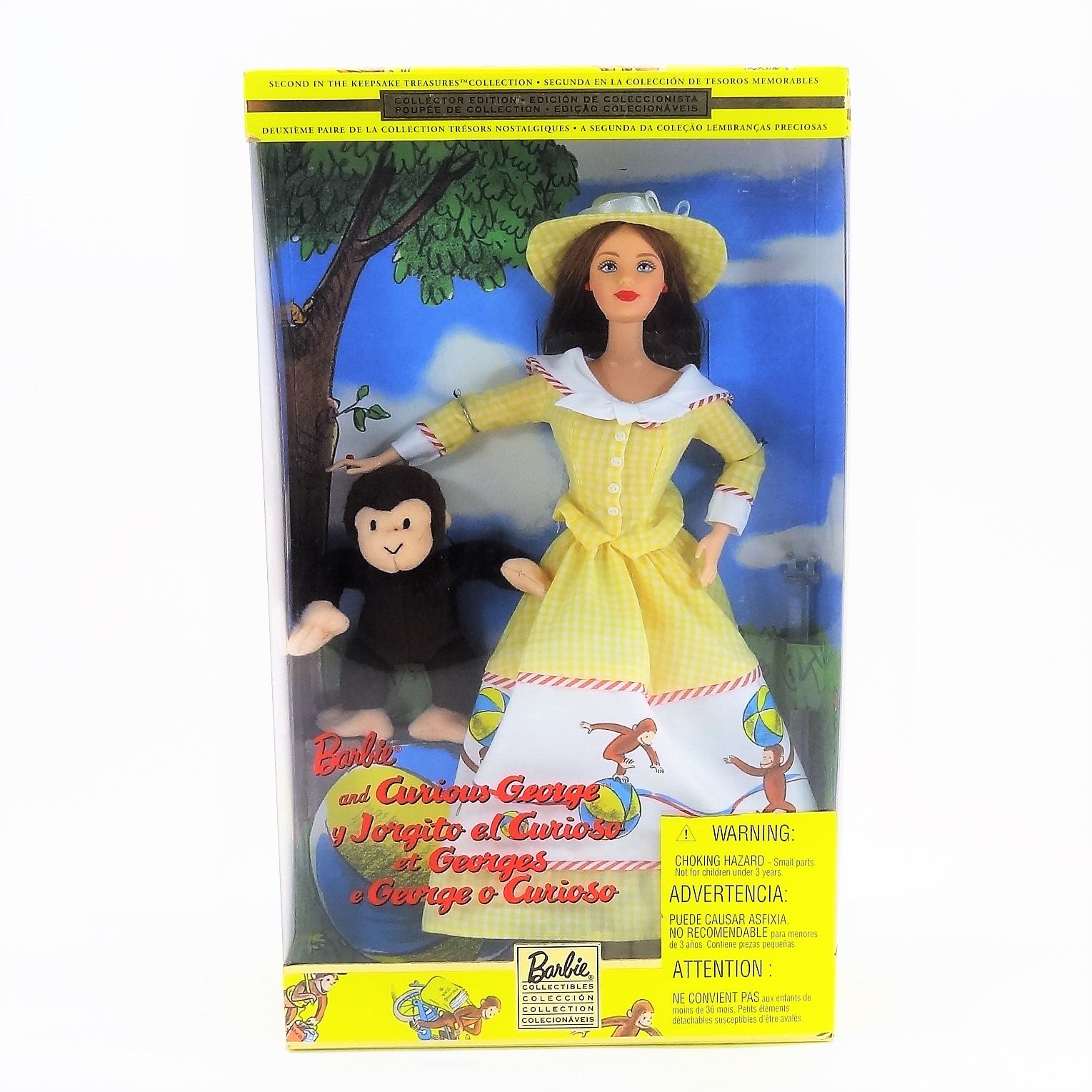 curious george barbie doll value