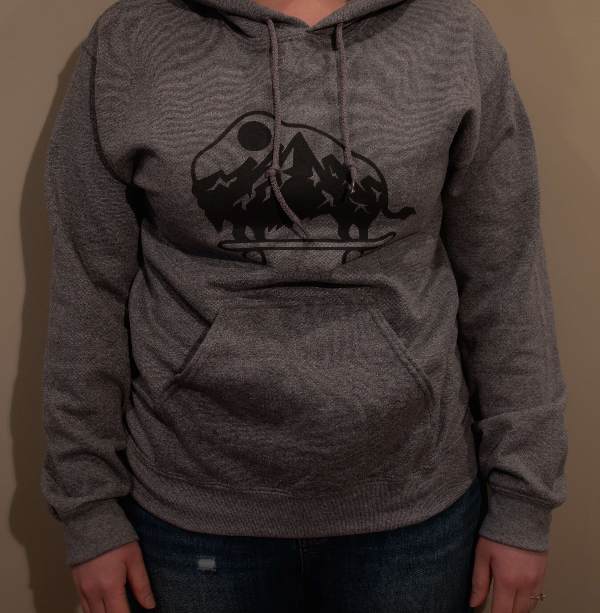 Graphite Buffalo Hoodie - Northern 