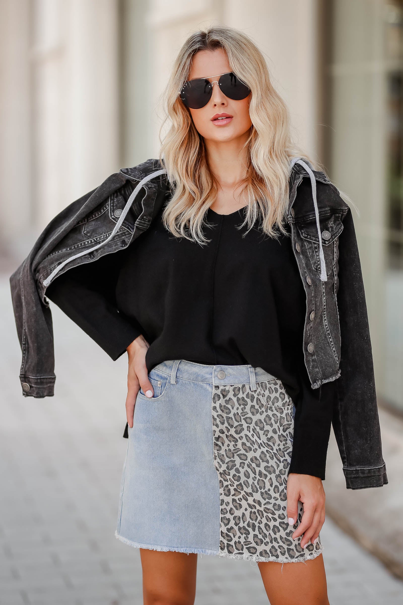 Go with the Flow Sweater - Black
