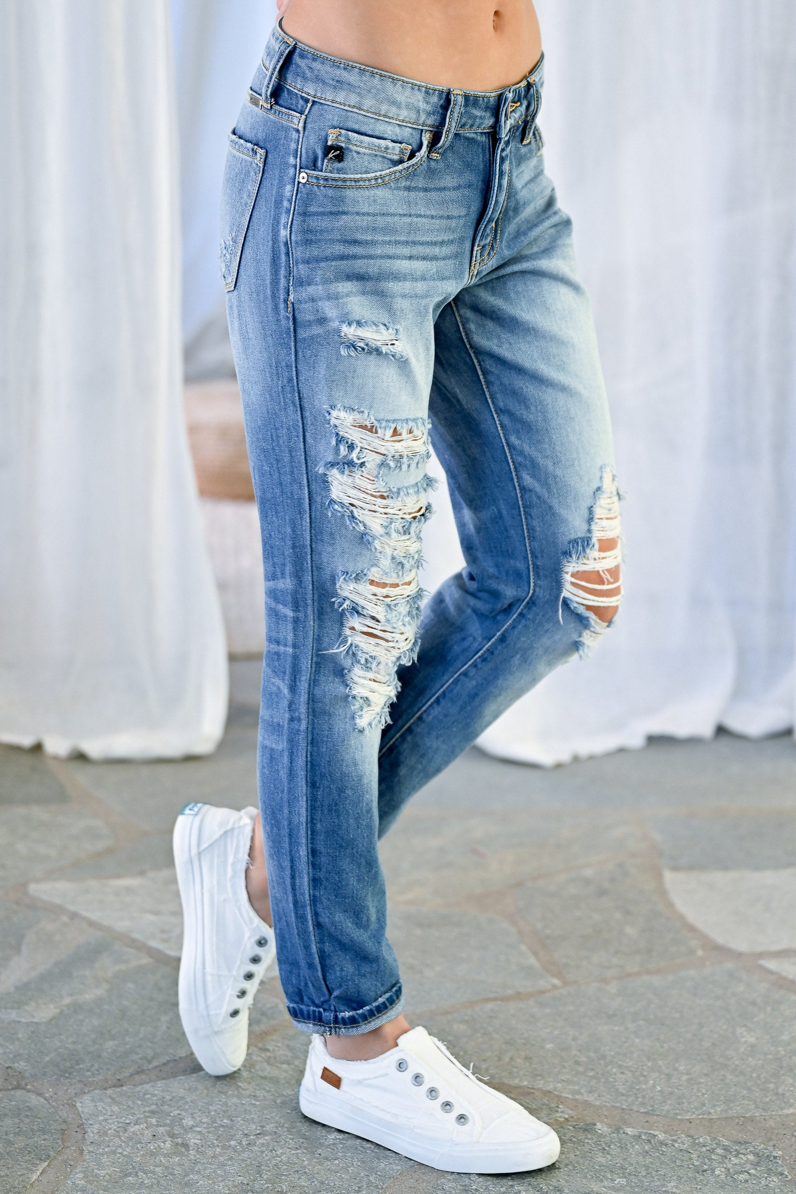 oversized boyfriend jeans