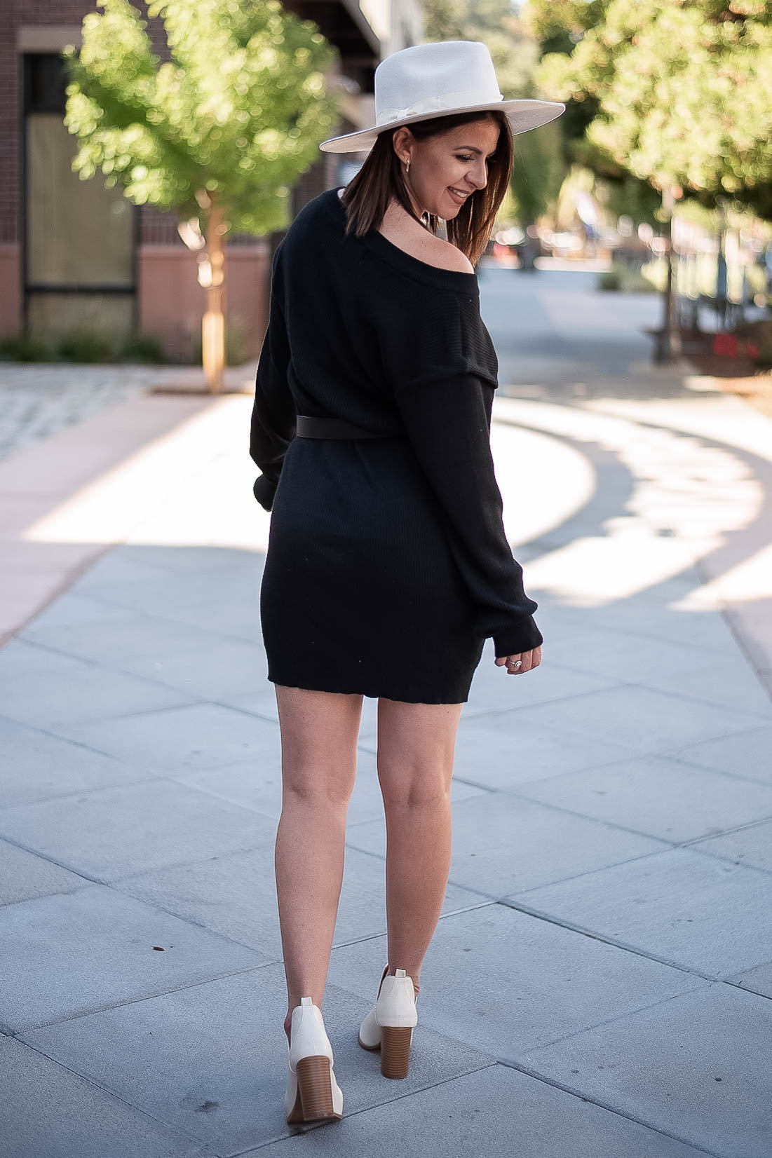 CBRAND Turn Heads Sweater Dress - Black