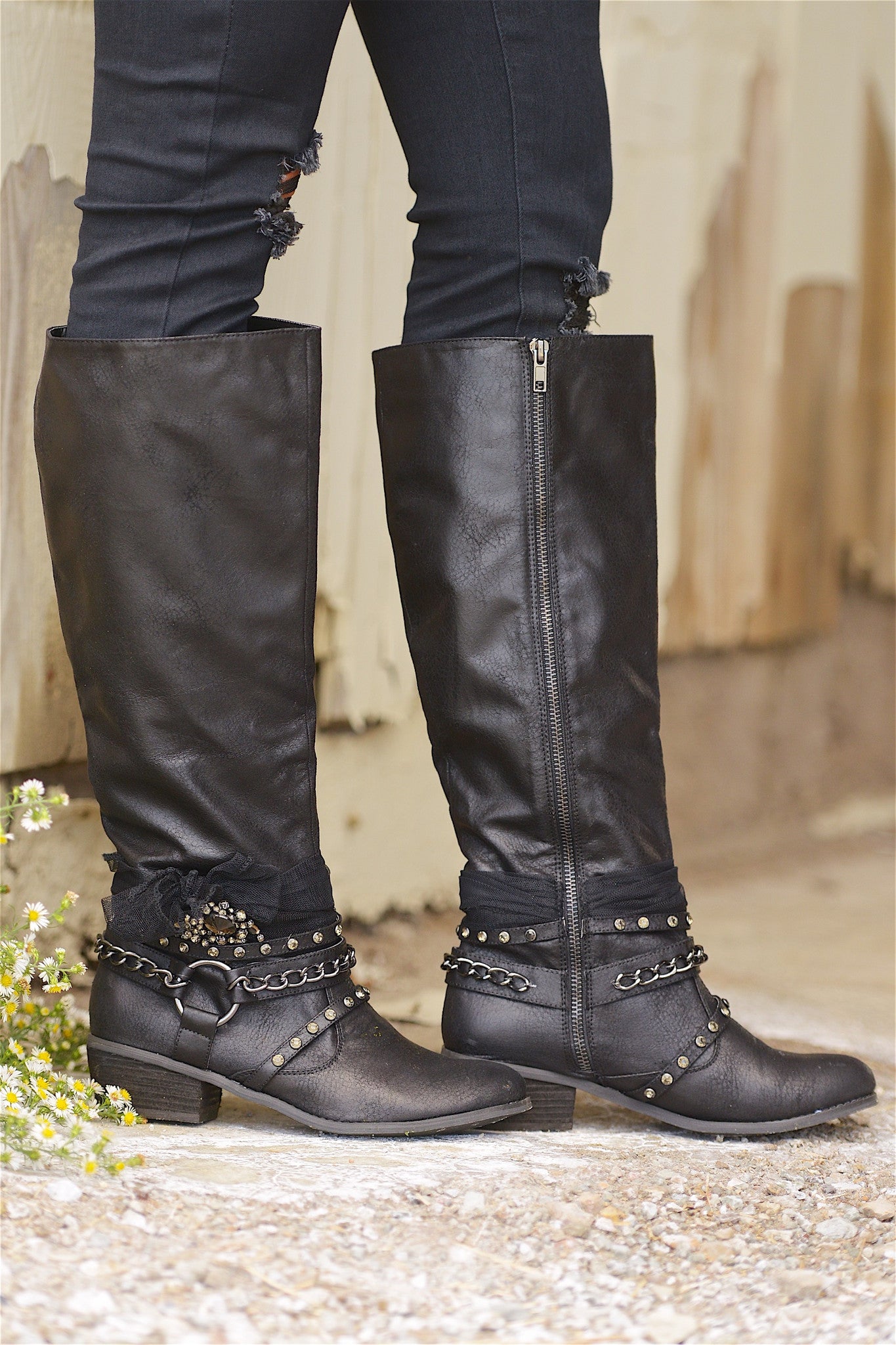 Not To Be Forgotten Boots - Black - Closet Candy Boutique