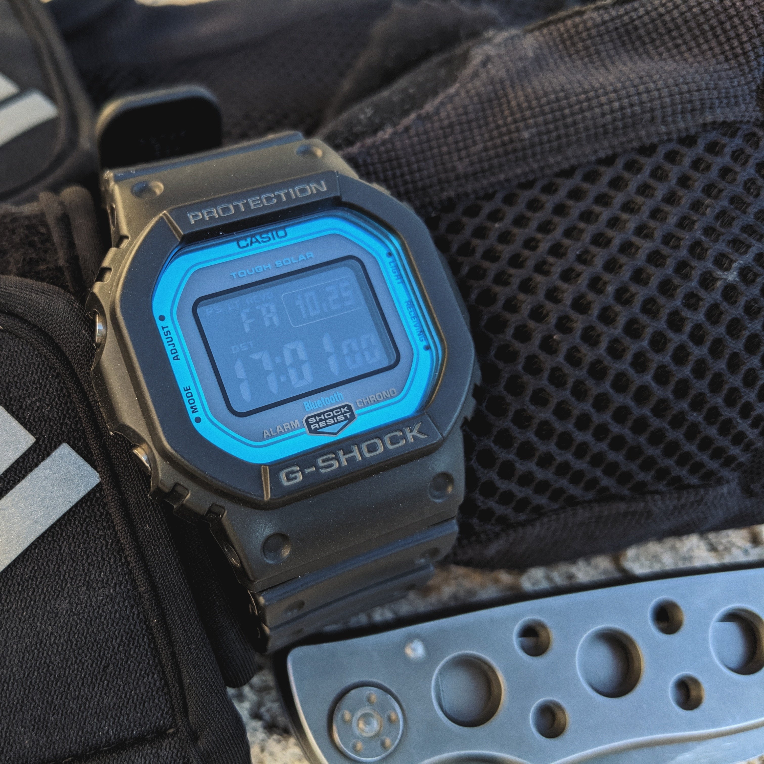 Casio G Shock Gw B5600 2 Review Black And Blue Tooth Tactical Frame