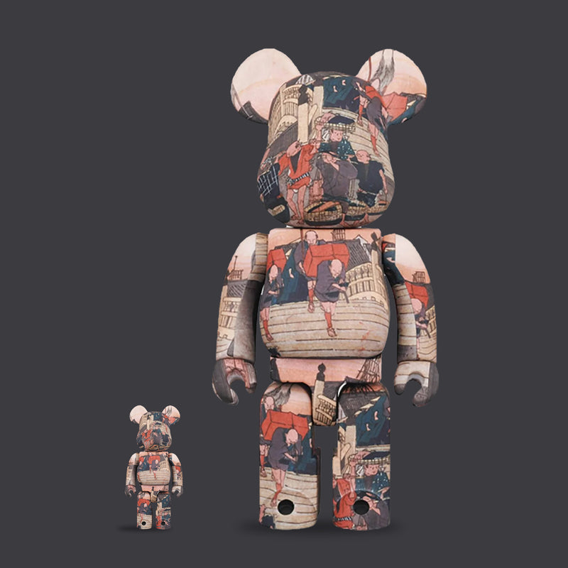 Bearbrick Andy Warhol Cow Wallpaper 100% & 400% Set