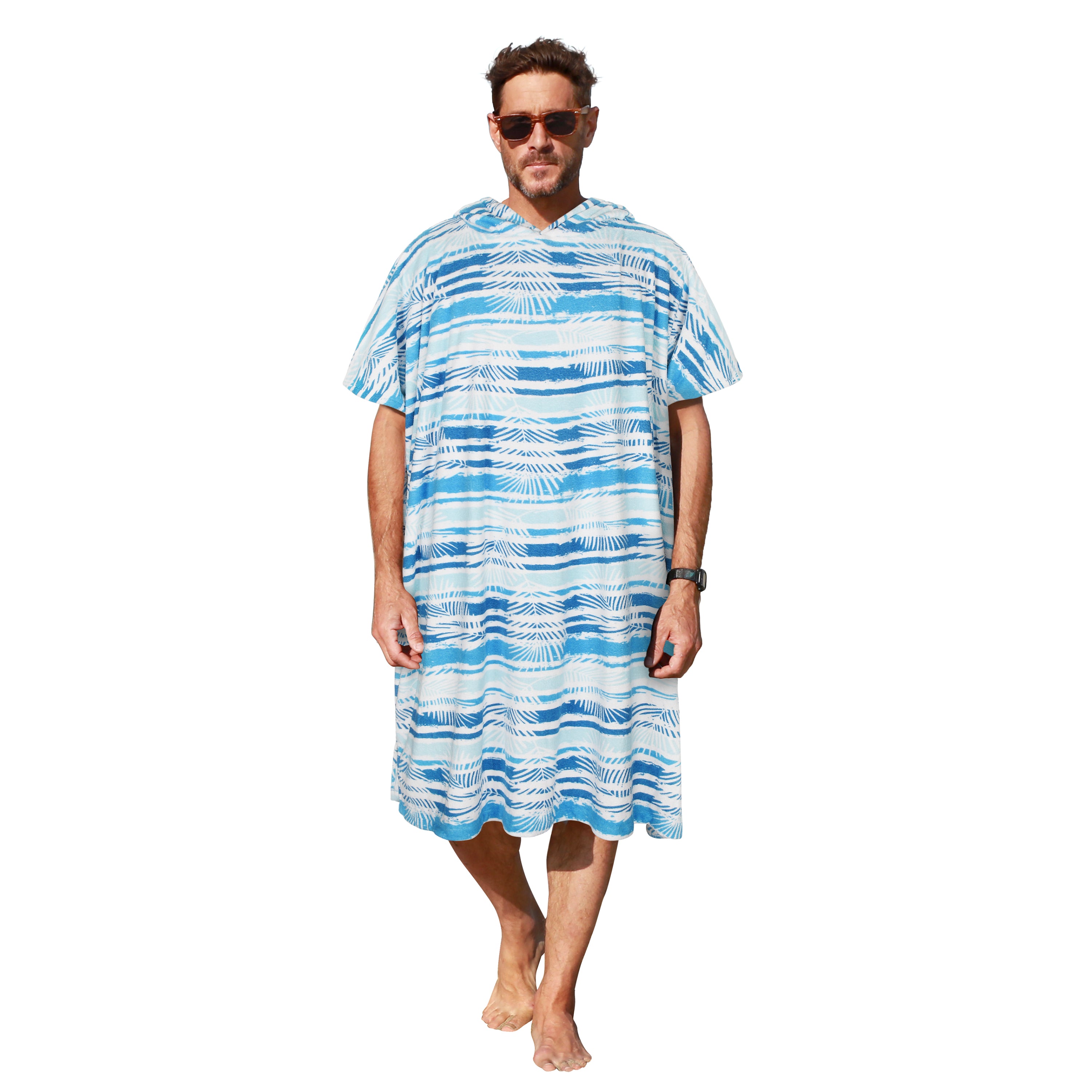 Catalonia Surf Poncho Changing Towel Robe for Adults Men Women, Hooded Wetsuit Change Poncho for Surfing Swimming Bathing, Water, Surf