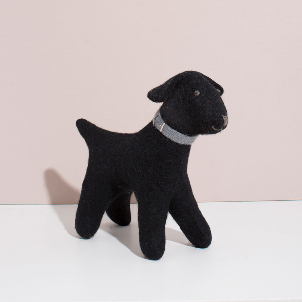 black schnauzer stuffed animal