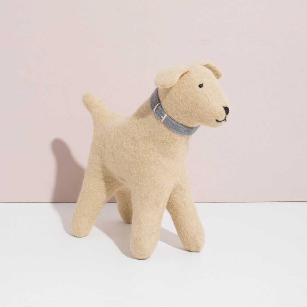 Hand Felted Large Corgi - Ethical Toy