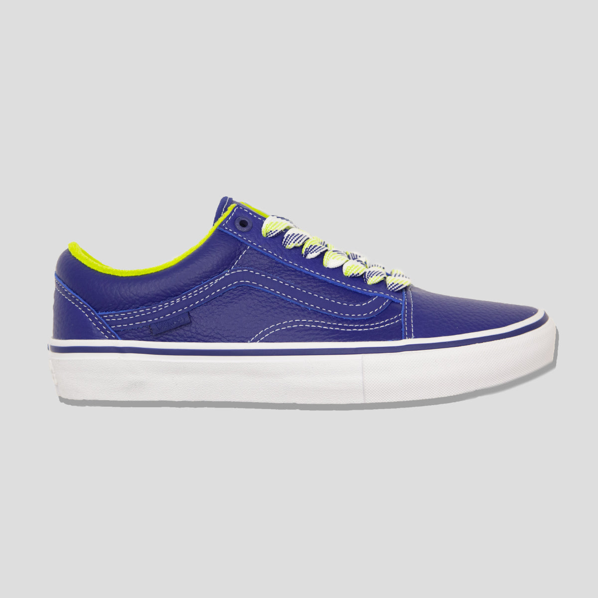 royal blue and yellow vans