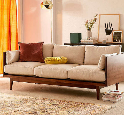 wooden sofa set