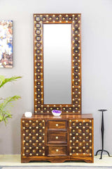 Which Type Of Material Is Best For A Dressing Table?,What Is The Size Of The Mirror On The Dressing Table?,Which place is best for dressing table?,Which mirror is best for dressing table?,How do you set a dressing table in a room?,How do you make a perfect dressing room?,Should there be dressing table in bedroom?,