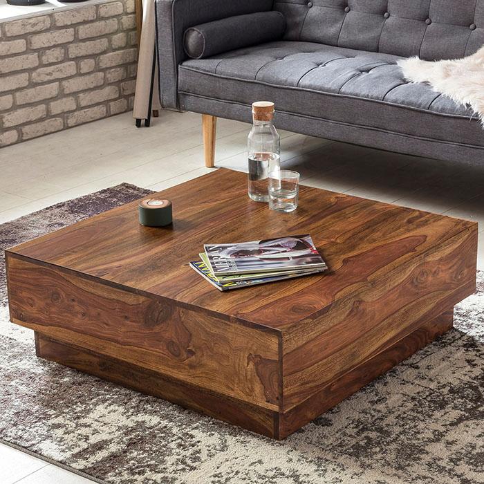 Solid Wood Charlie Low Coffee Table - Buy Furniture Online ...