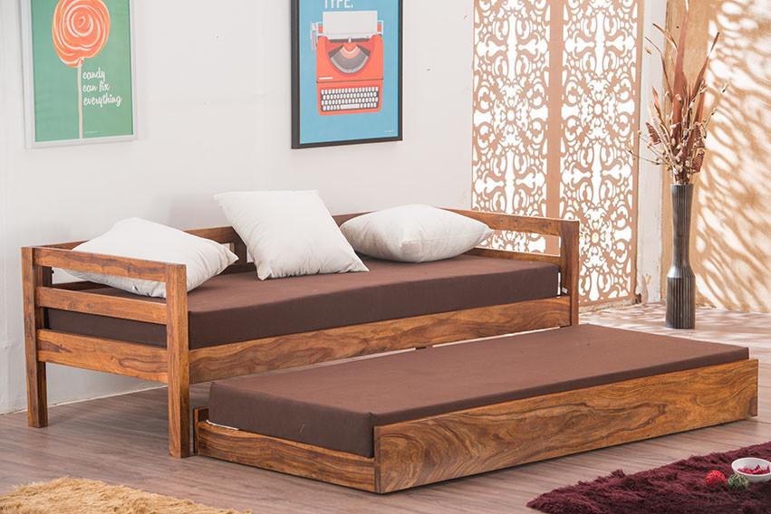 solid wood sofa cum bed