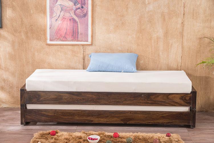 Buy Solid Wood Durban Sofa cum Bed Online in India 
