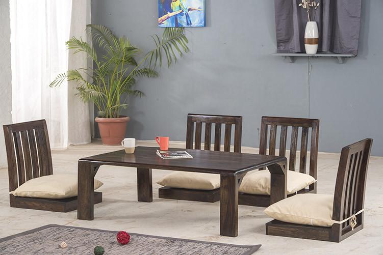 Buy Solid Wood Japanese Style Low Dining Table With Breakfast