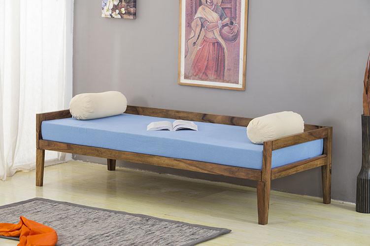 Buy Solid Wood Charlie Deewan Sofa Bed Online in India 