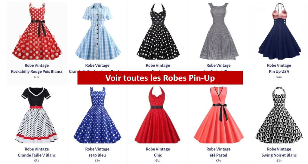 Voir les Robes Pin Up