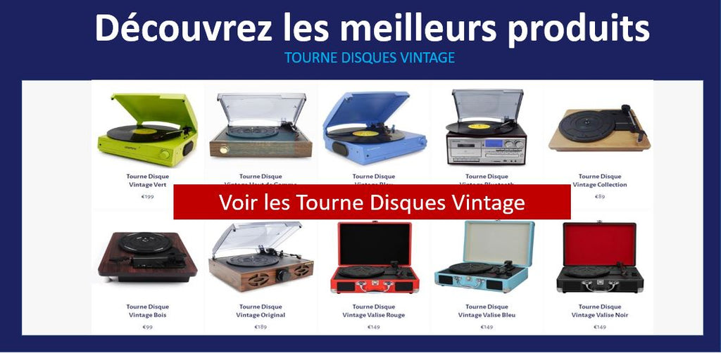 Tourne disques vintage