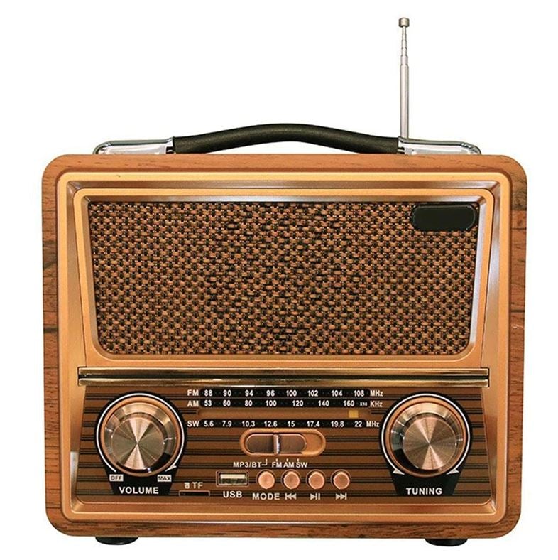Radio vintage bois