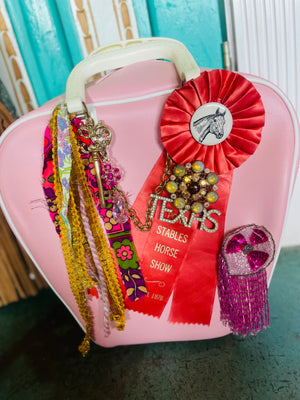 Vintage Pink Bowling Bag - Texas Trash Jewelry - Bsi Bowling Bag